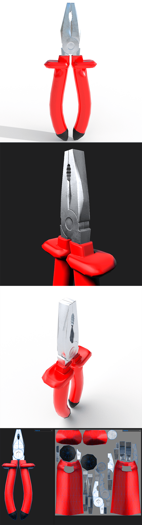 Dielectric Pliers PBR - 3DOcean Item for Sale