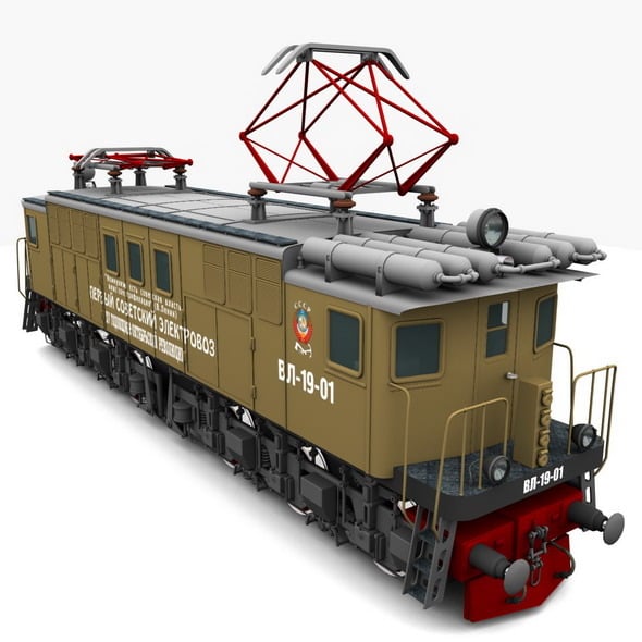 Locomotive - 3DOcean Item for Sale