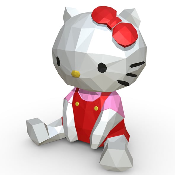 Hello kitty figure - 3DOcean Item for Sale