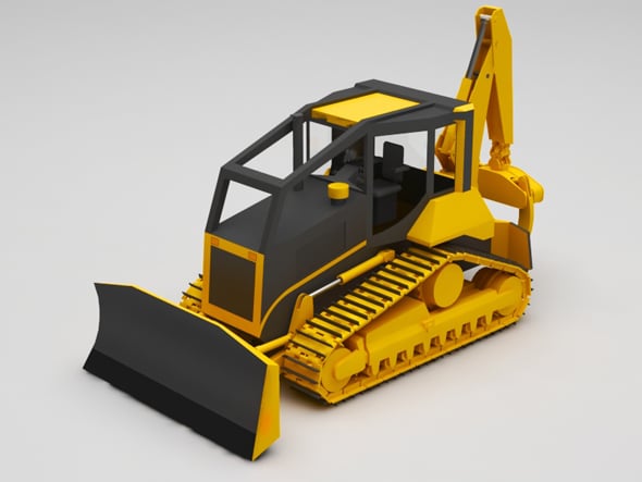 Buldozer - 3DOcean Item for Sale