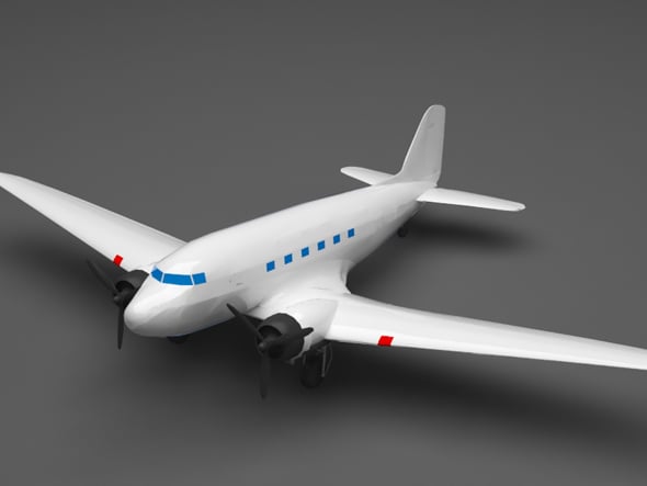 Plane - 3DOcean Item for Sale