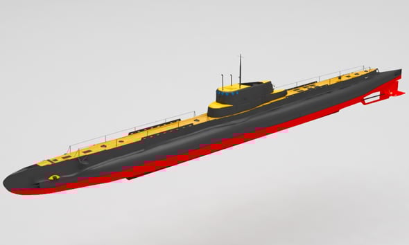 Submarine - 3DOcean Item for Sale