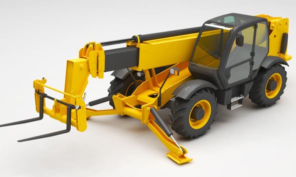 Telehandler - 3DOcean Item for Sale