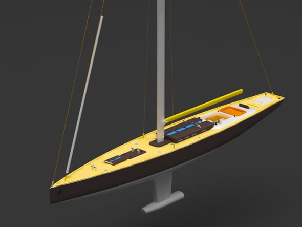 Sailboat challenge - 3DOcean Item for Sale