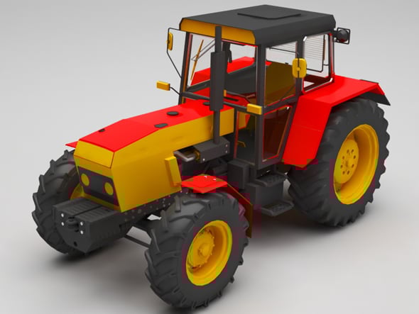 Tractor - 3DOcean Item for Sale