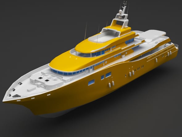 yacht - 3DOcean Item for Sale