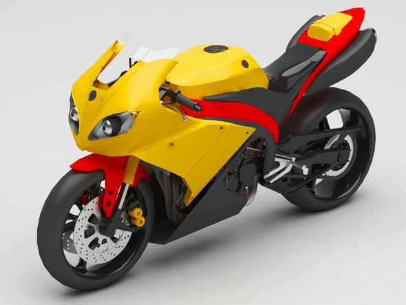 motorcycle - 3DOcean Item for Sale