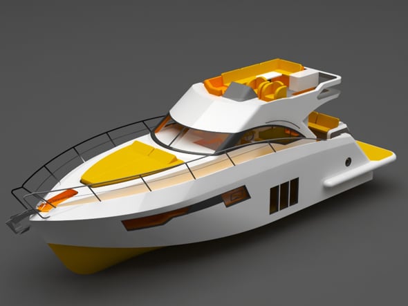 Yacht - 3DOcean Item for Sale