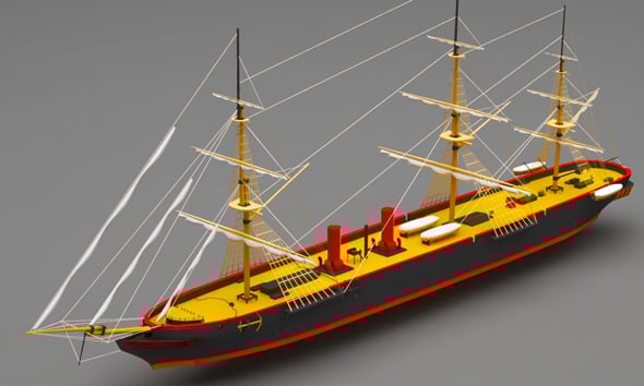 ship - 3DOcean Item for Sale