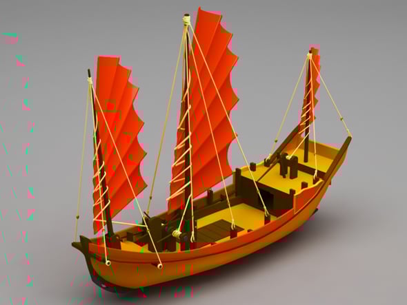Sailing ship - 3DOcean Item for Sale