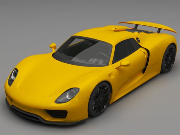 Porsche 918 - 3DOcean Item for Sale