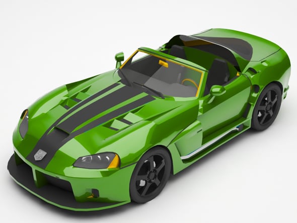 Dodge viper - 3DOcean Item for Sale