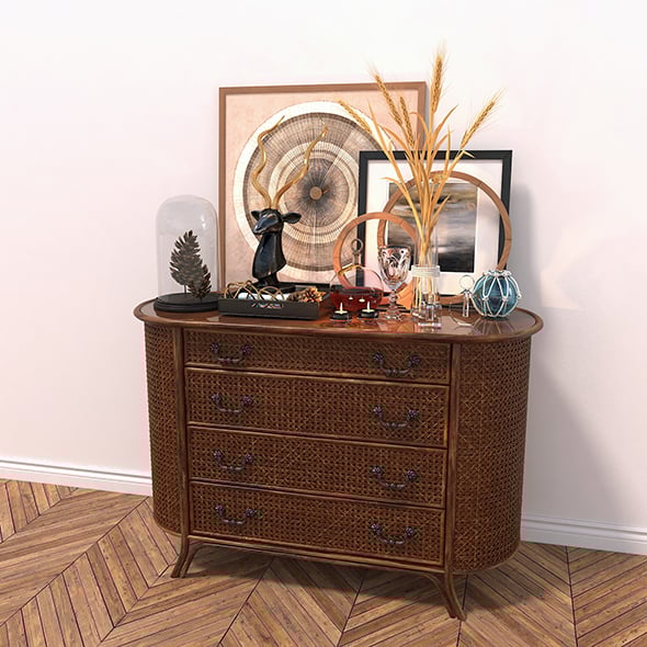 Sideboard Chest Of Drawer - 3DOcean Item for Sale