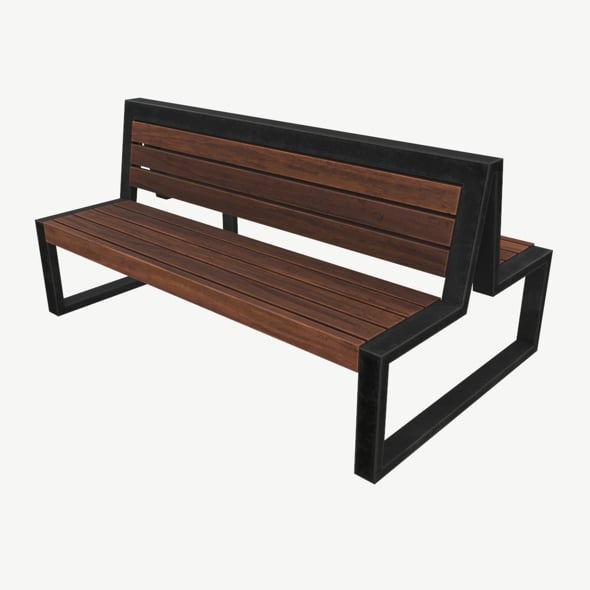 Double Bench - 3DOcean Item for Sale