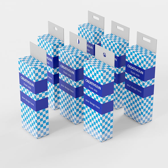 35_Low Poly Product box - 3DOcean Item for Sale