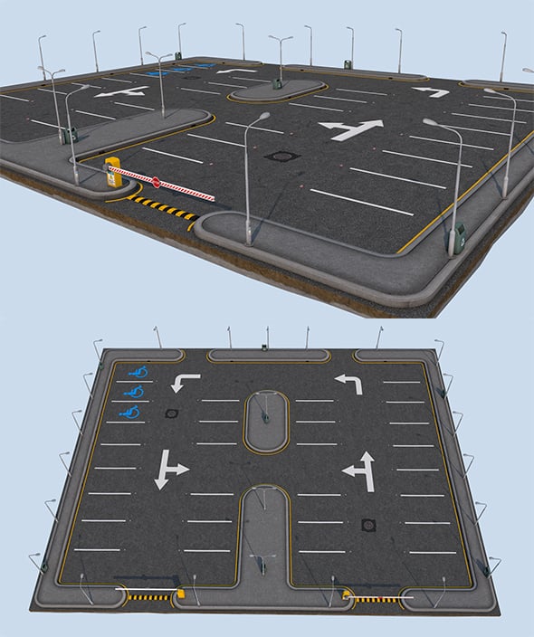 Garage Project 3D Model - 3DOcean Item for Sale