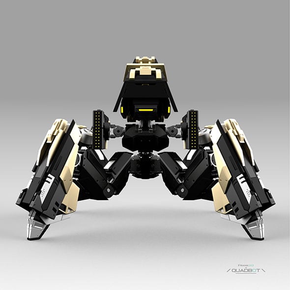 Quadbot 111F - 3DOcean Item for Sale