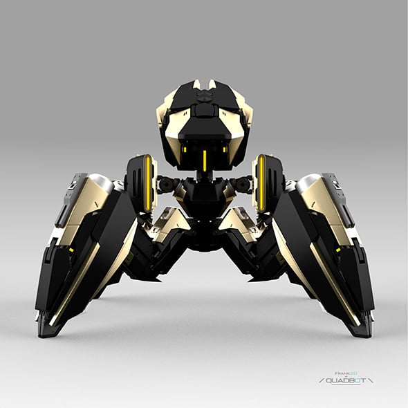 Quadbot 211F - 3DOcean Item for Sale