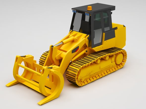 Grab Buldozer - 3DOcean Item for Sale