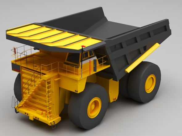 Dump truck - 3DOcean Item for Sale