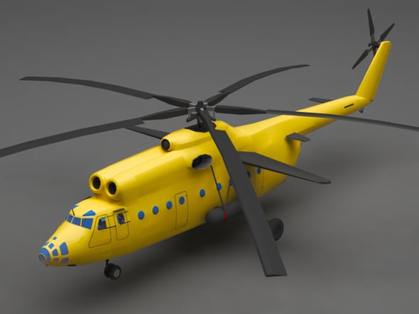 Helicopter - 3DOcean Item for Sale