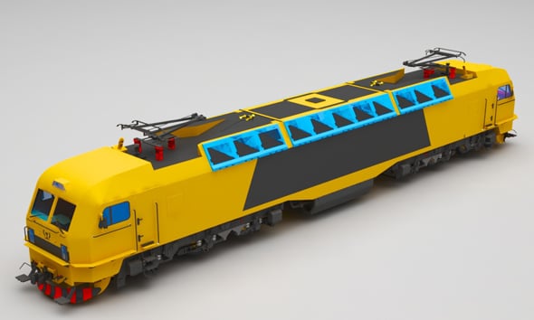 locomotive - 3DOcean Item for Sale