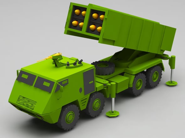 Military truck - 3DOcean Item for Sale