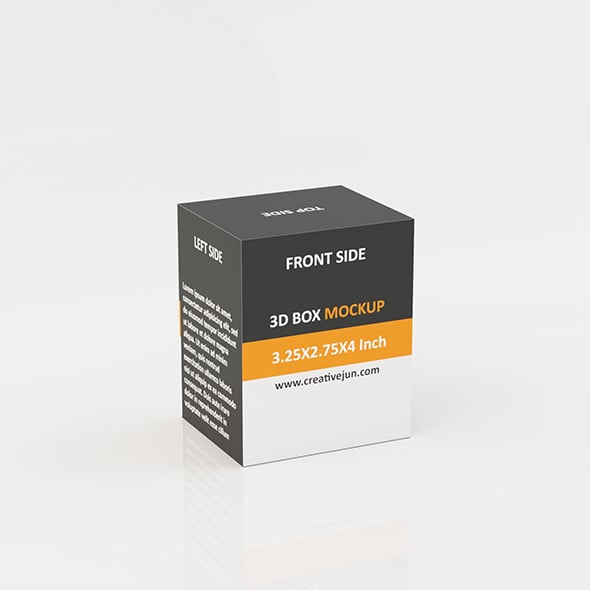 Low Poly Product box - 3DOcean Item for Sale