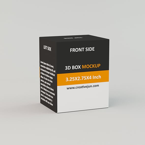 Low Poly Product box - 3DOcean Item for Sale