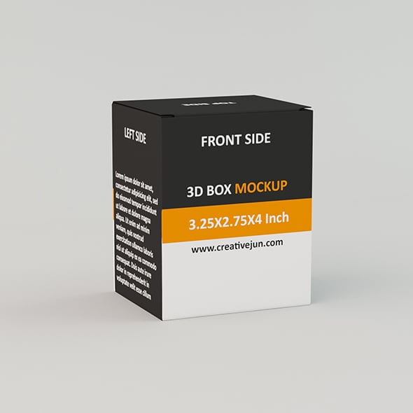 Low Poly Product box - 3DOcean Item for Sale