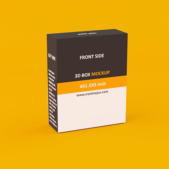 Low Poly Product box - 3DOcean Item for Sale