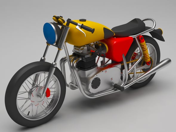 Motorcycle - 3DOcean Item for Sale