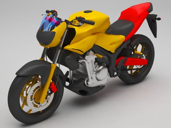 motorcycle - 3DOcean Item for Sale