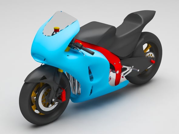 motorcycle - 3DOcean Item for Sale