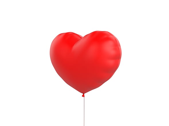 Heart Balloon - 3DOcean Item for Sale