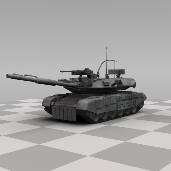 Russian Tank - 3DOcean Item for Sale