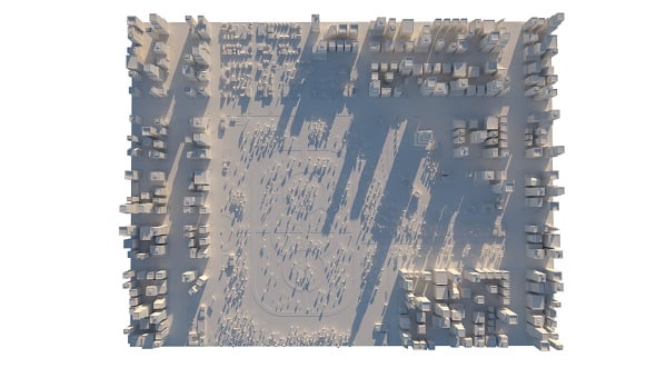 Low Poly City v.2 - 3DOcean Item for Sale