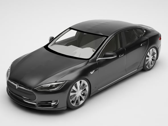 Tesla car - 3DOcean Item for Sale