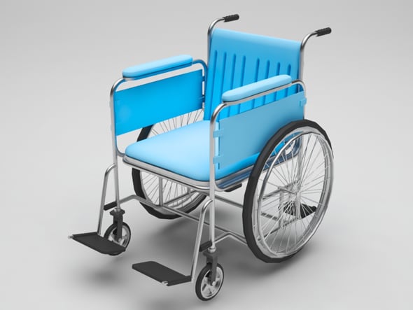 Mobile chair - 3DOcean Item for Sale