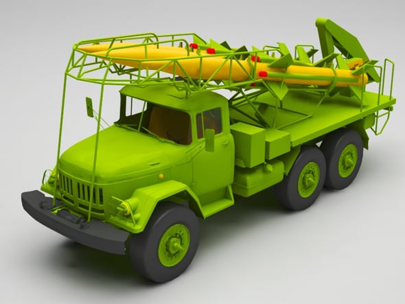 Military truck - 3DOcean Item for Sale