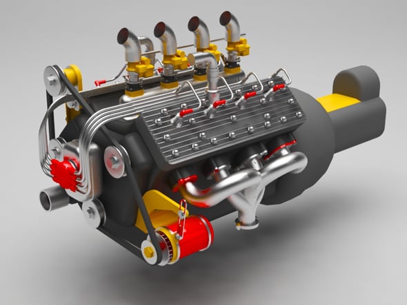 Engine - 3DOcean Item for Sale