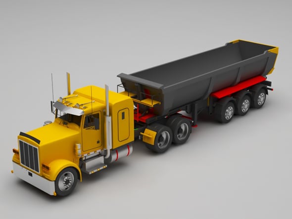 Truck - 3DOcean Item for Sale