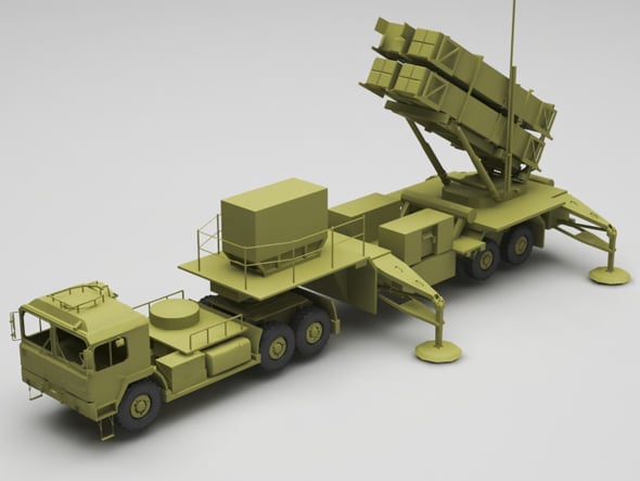 military missle launcher - 3DOcean Item for Sale