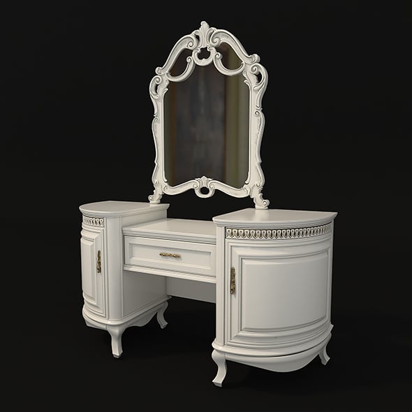 Classic Dressing Table 4 - 3DOcean Item for Sale