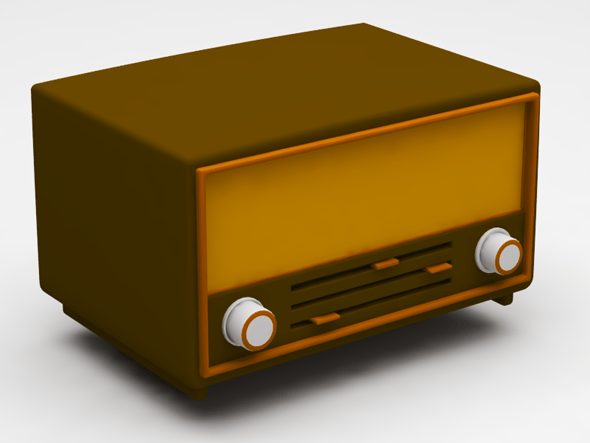 radio - 3DOcean Item for Sale