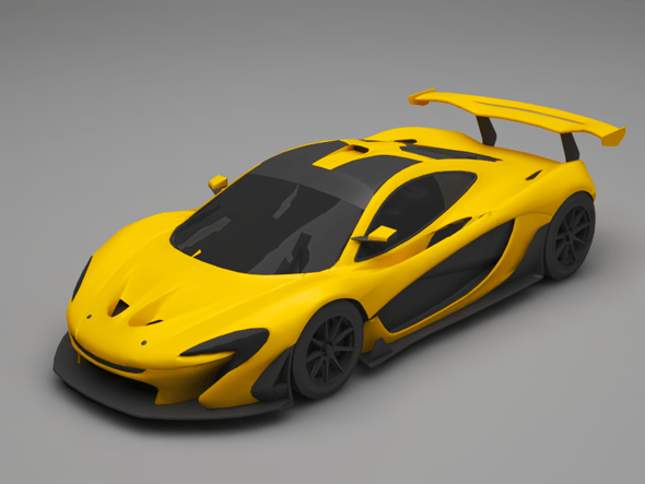 mclaren p1 gtr - 3DOcean Item for Sale