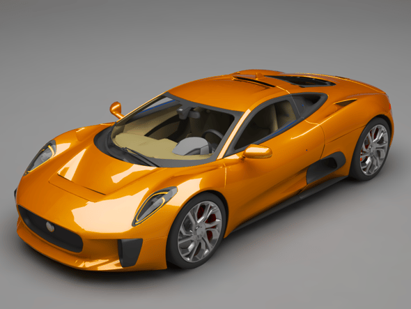jaguar cx-75 - 3DOcean Item for Sale