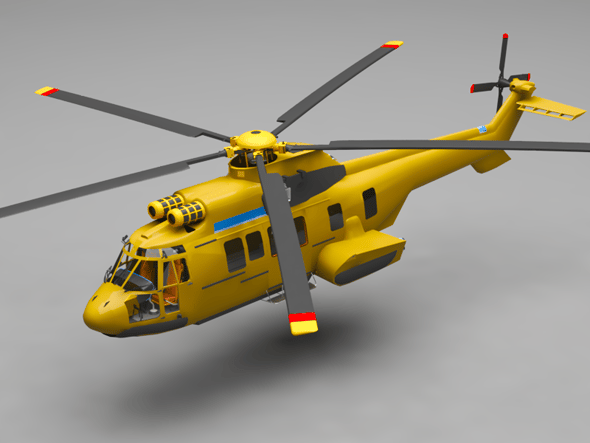 Helicopter - 3DOcean Item for Sale