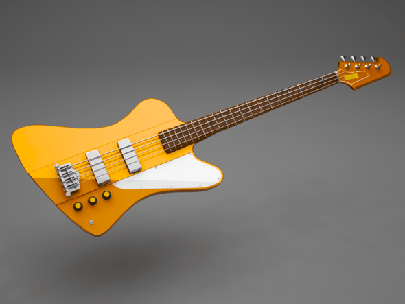 guitar thunderbird - 3DOcean Item for Sale