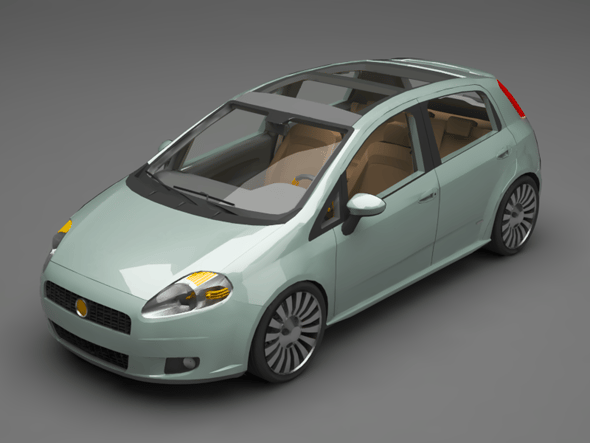 Fiat Punto - 3DOcean Item for Sale